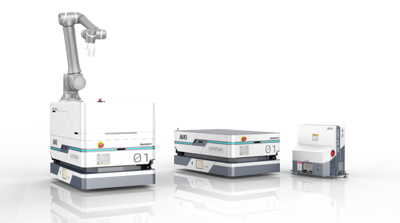 PA视讯數位開發的自主式移動機器人（AMR250M），搭配全向輪並結合AI演算法、2D LiDAR、3D攝影機等技術，協助客戶實現產線全自動化